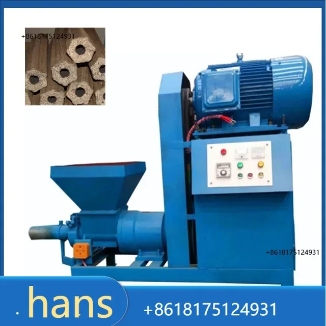 Eco-friendly rice straw sawdust briquette making machine