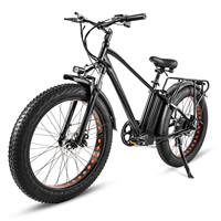 CMACEWHEEL KS26 Adult Electric Bike Electrical Road Bicycle 48V 18Ah Fatbike MTB E-bike 26*4inches Mountain Ebike