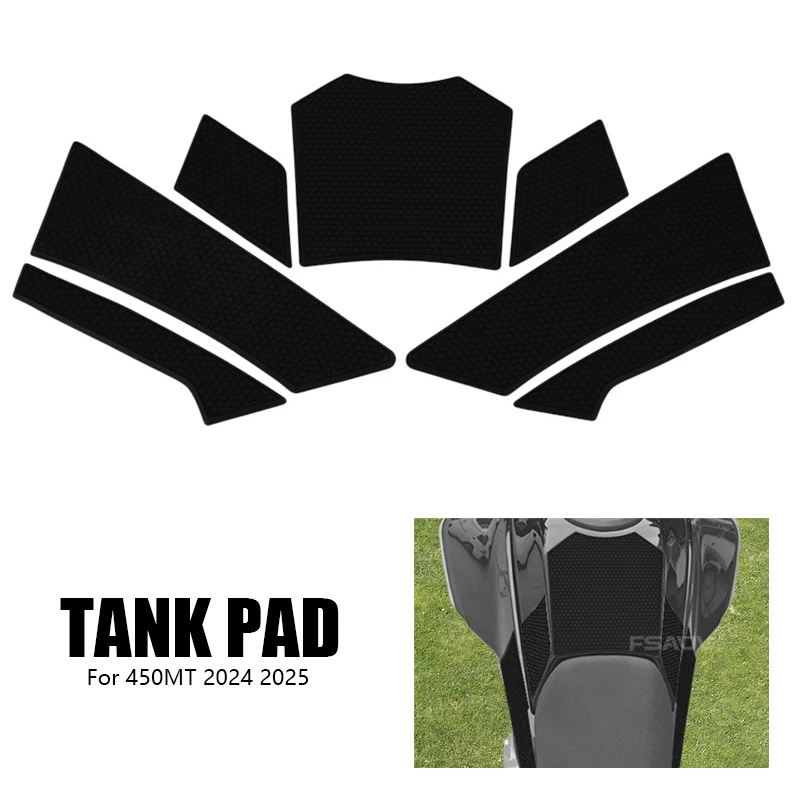 

For CFMOTO 450MT Motorcycle Rubber Sticker Gas Tank Protection Decals Sticker Kit 450 MT 450 MT450 CF450MT 2024 2025 Tank Pad