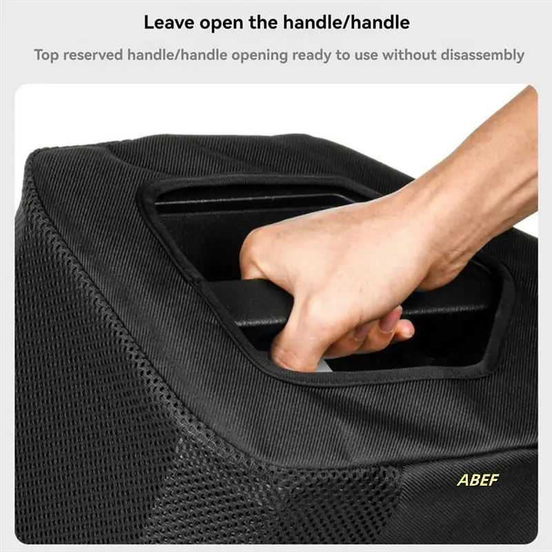 2 Buah untuk Bose S1 Pro Speaker Penutup Debu Speaker Twill Nilon Penutup Debu Desain Pembukaan Perekat Samping