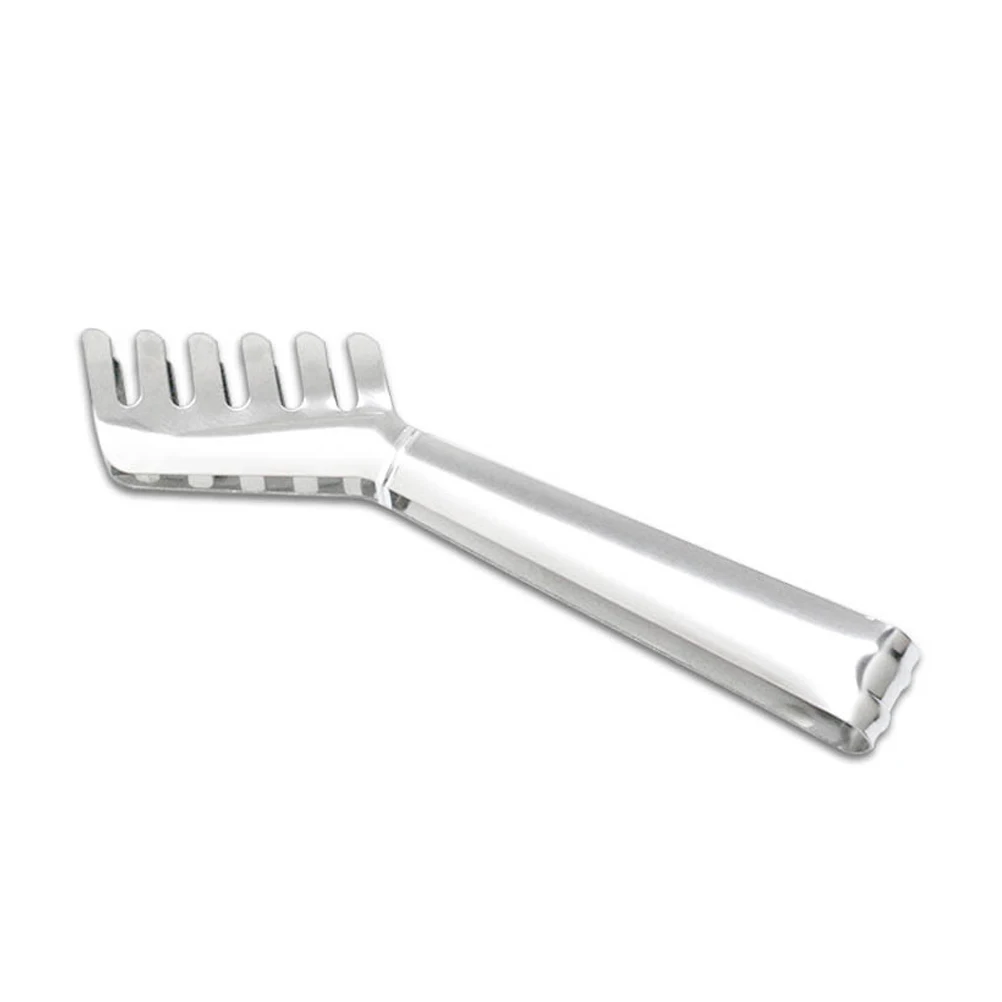 

Stainless Steel Food Clip Pasta Tong Kitchen Utensil Premium Quality Comb Shaped Ergonomic Design Safe BBQ Grill Stove