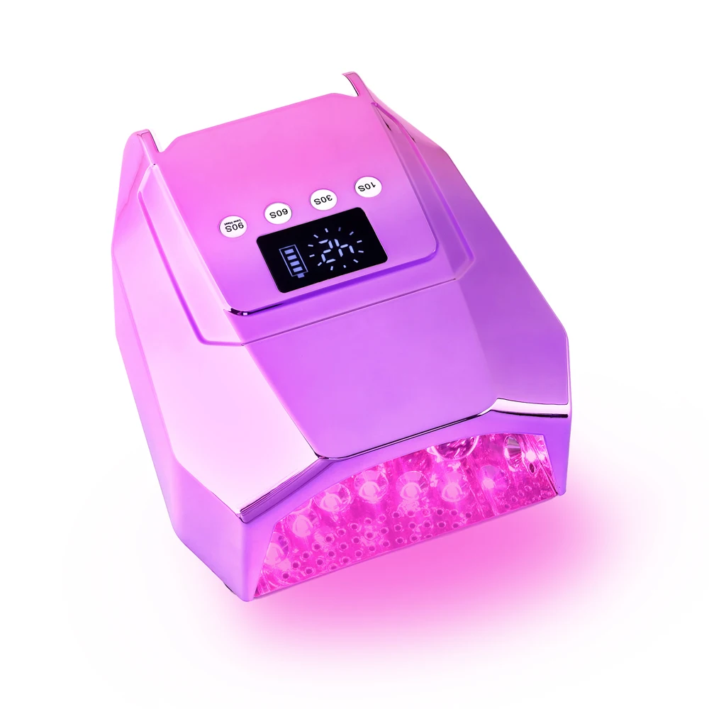 New Arrival Professional 98W Cordless Pro Cure LED Nail Lamp Portable UV LED Light Dryer Salon for Manicure for Home Use