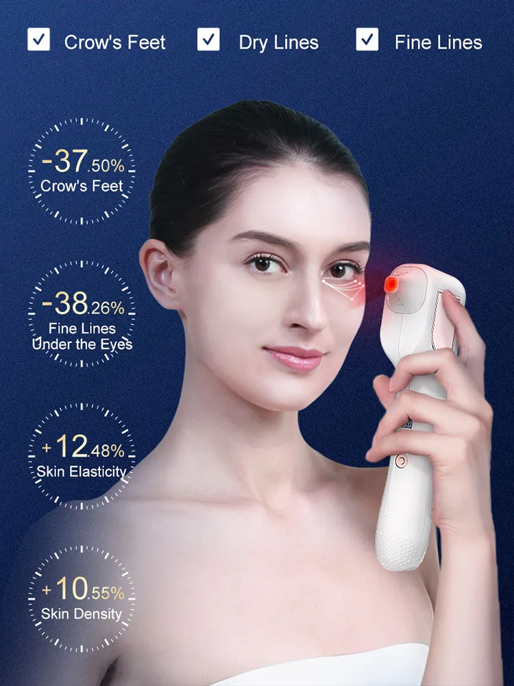 RF Oogzorgapparaat Huidlifting Verlicht vermoeidheid Massage Heet kompres Verminder donkere kringen Oogzwelling Anti-rimpel Schoonheidsoog