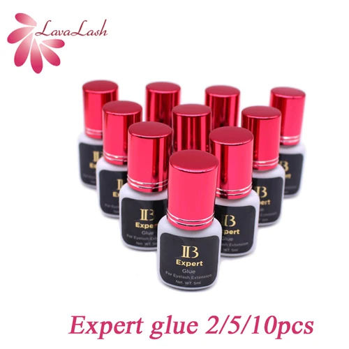 Pegamento IB Expert 1S de secado rápido, pegamento fuerte para pestañas postizas, retención de 5-6 semanas, 5ml, pegamento profesional para extensión de pestañas de Corea, venta al por mayor
