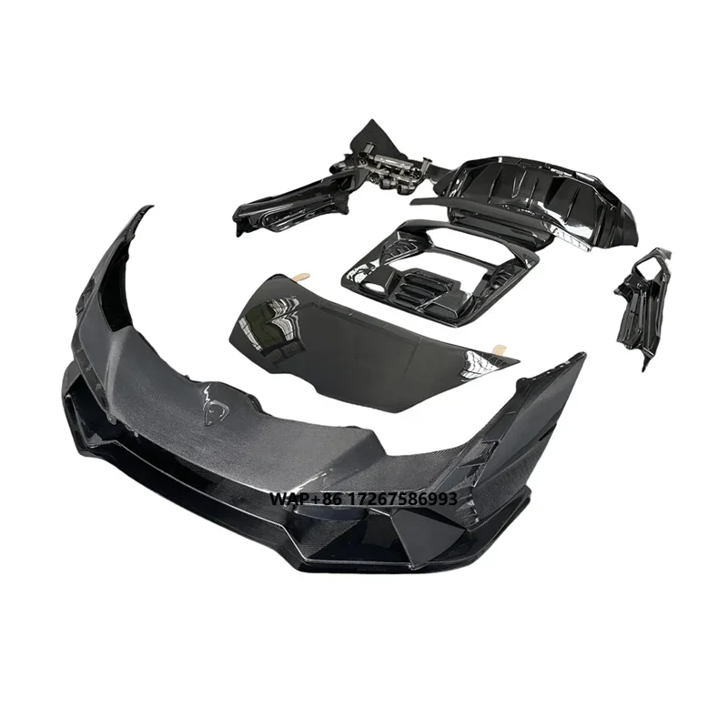 High Quality Tecnica Style All Carbon Fiber Body Kit for  Huracan LP610 With Front Rear Bumper Side Skirts