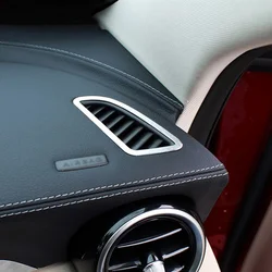 Car Interior trim strip Stainless Steel Dashboard Air Outlet Trim Frame For Mercedes Benz C-Class w205 C180 C200 C300 GLC