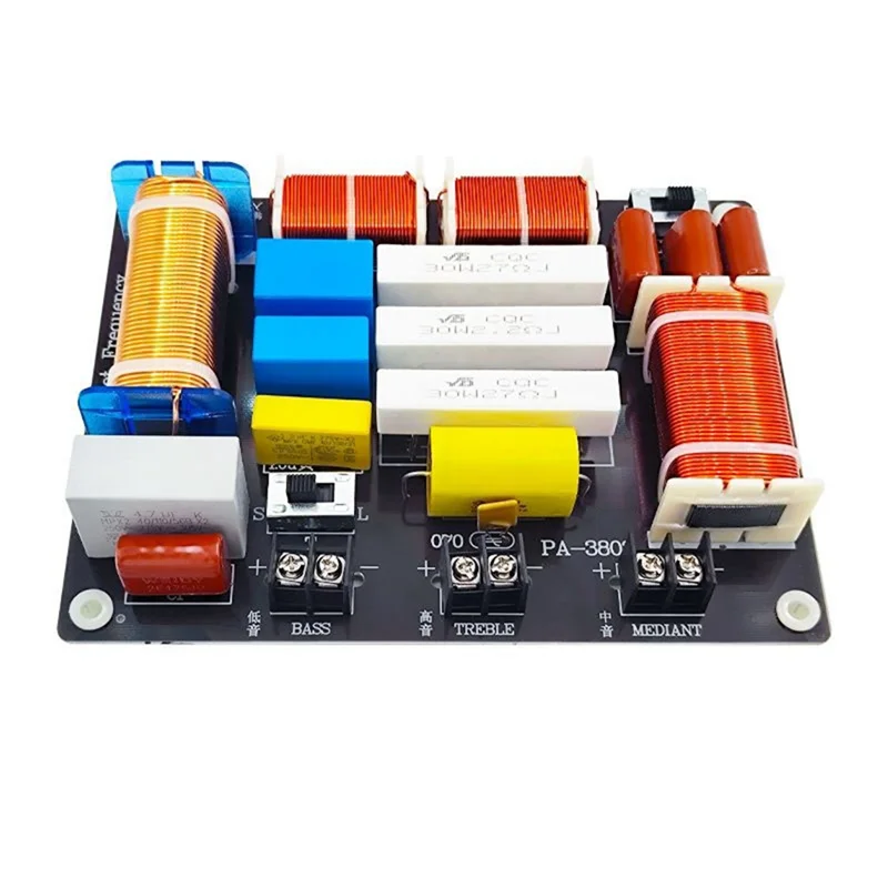 A99E-3 Way 800W High Power Multi Speaker High Medium Low 3 Way Frequency Converter Adjustable Frequency Divider