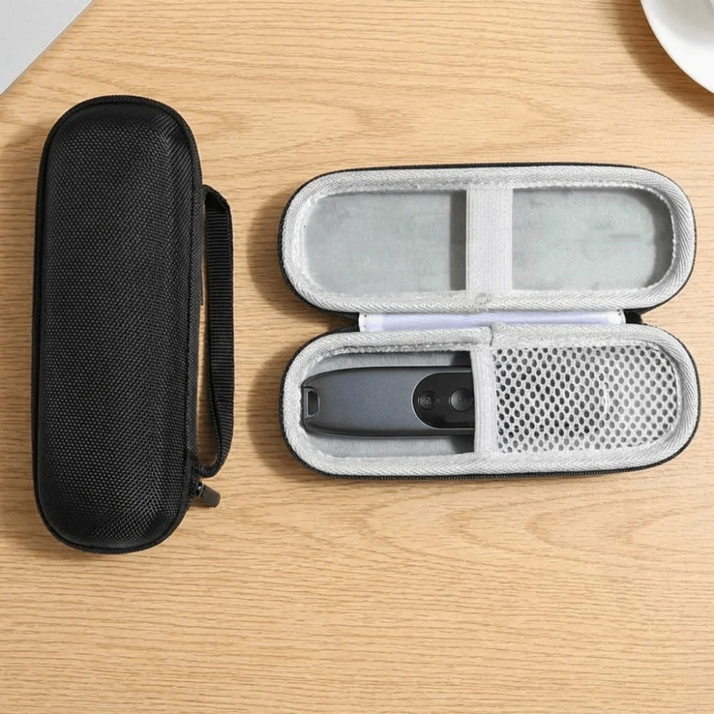 Portable EVA Hard Shell Translator Pen Storage Bag Simple Mesh Storage Translation Pen Box with Zipper Pen Pencil Case Students
