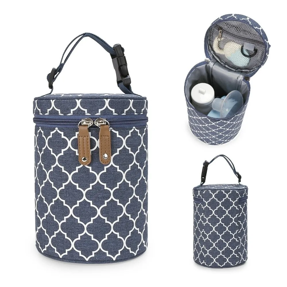 

Термоизоляционная подвесная сумка для коляски, водонепроницаемая большая вместительная сумка для детской бутылочки, дорожная переноска, подвесной дизайн