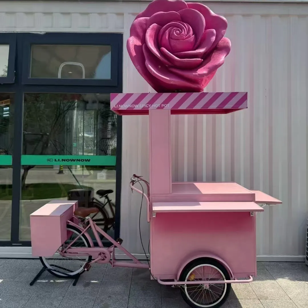 

Многофункциональные передвижные торговые точки для торговых центров: настраиваемые рекламные стенды, уличные прилавки, трициклы для закусок, мобильные кофейни