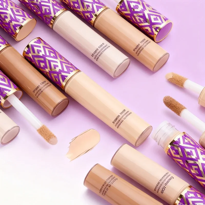 化粧品コンシーラーは、長時間黒い目の周りのクマを隠すことができます。保湿効果があり、粉で覆われないでいます。明るくし、外観を修復します。