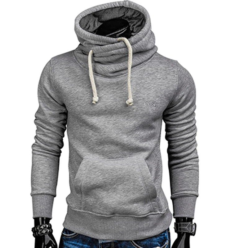 2024 Autumn Drawstring Sportswear Men Hip Hop Sweat Wear Pocket Running Jacket Hoodies Men Male Pullovers Men\'s Tracksuits