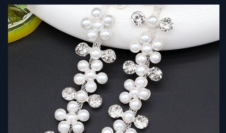 10 Meter Strass-Kette Kristall-Diamant DIY Kleidungszubehör Hochzeit Party Geschenk Dekoration Einlage Perlen Strass-Kette – Detail 6