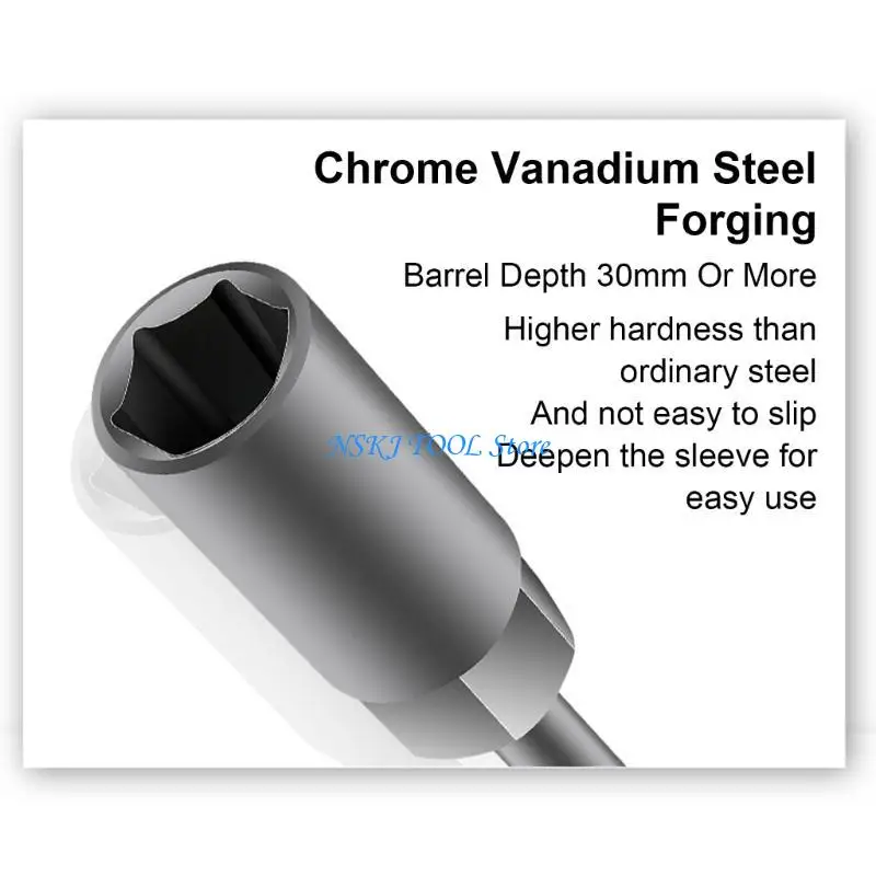 

L8RC Impact Socket Adapters 1/4Inch Shank Drill Bit Extension Rod For ImpactDriver