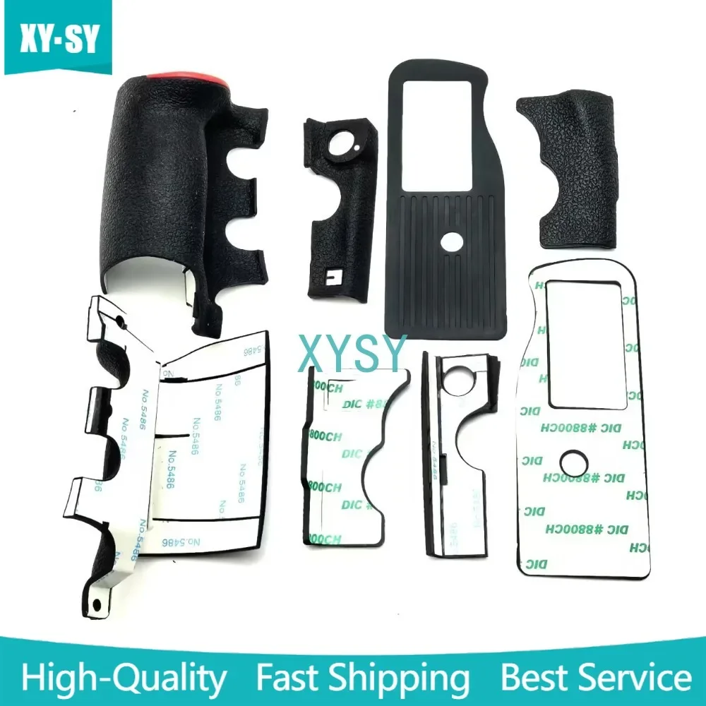 

4pcs for Nikon D4S Body Hand Grip Front Bottom Side Front Thumb Card Slot Cover Rubber Leather Cover + Tape Camera Repair Part