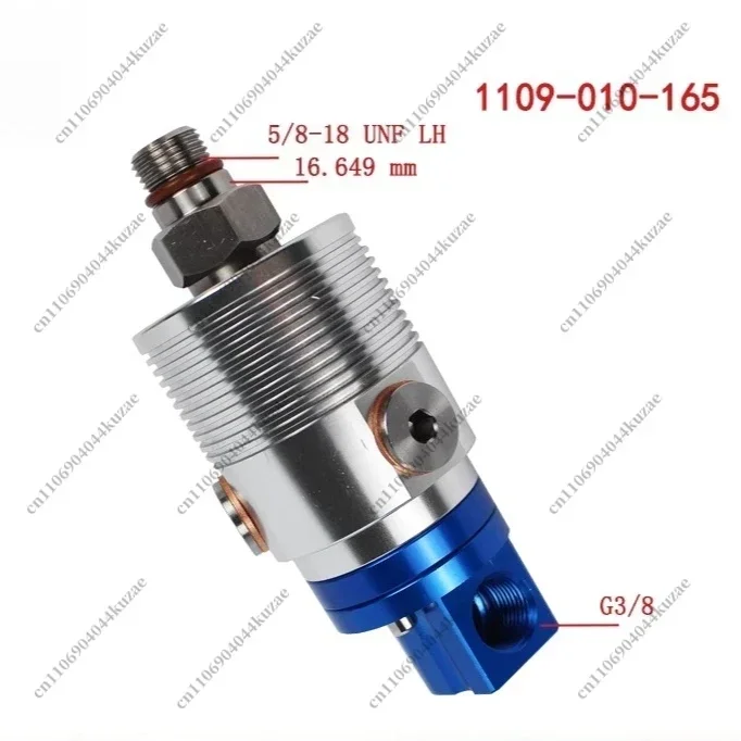 High-speed pneumatic rotary joint 902121188, center outlet for deep hole drilling machine