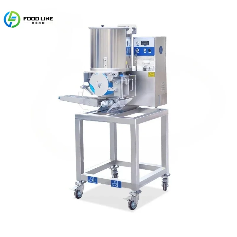 Stainless steel automatic burger patty forming machine Commercial meat burger patty production equipment custom