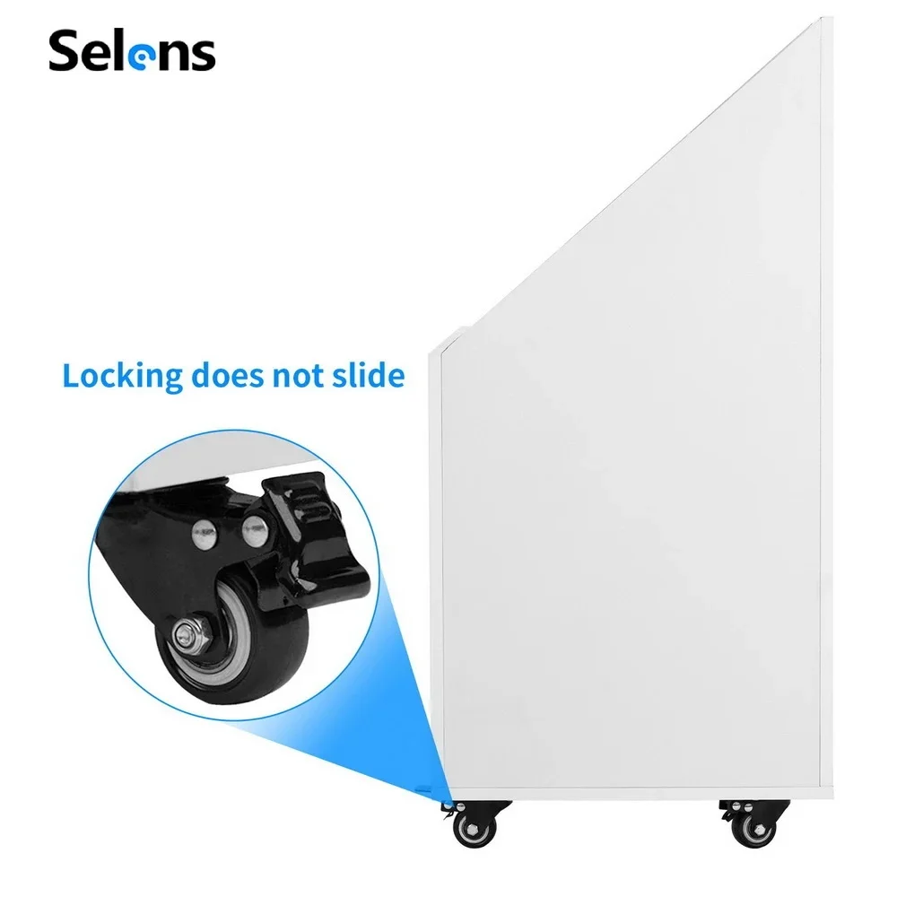 Selens Portable Removable Studio Storage Box Background Paper Light Stand Background Storage Cabinet Photo Photographic props