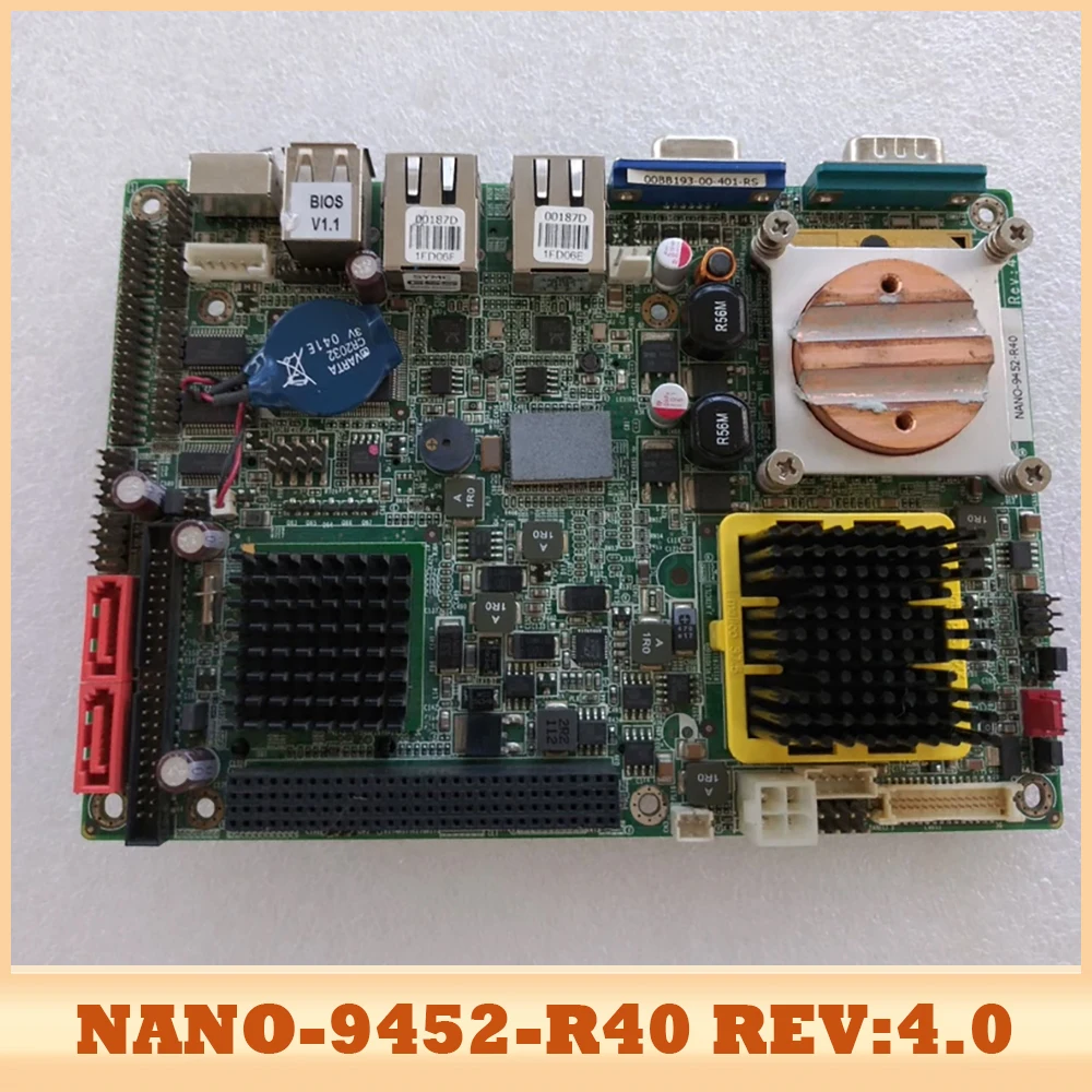 

Материнская плата промышленного управления 3,5 дюйма NANO-9452 NANO-9452-R40 REV: 4,0