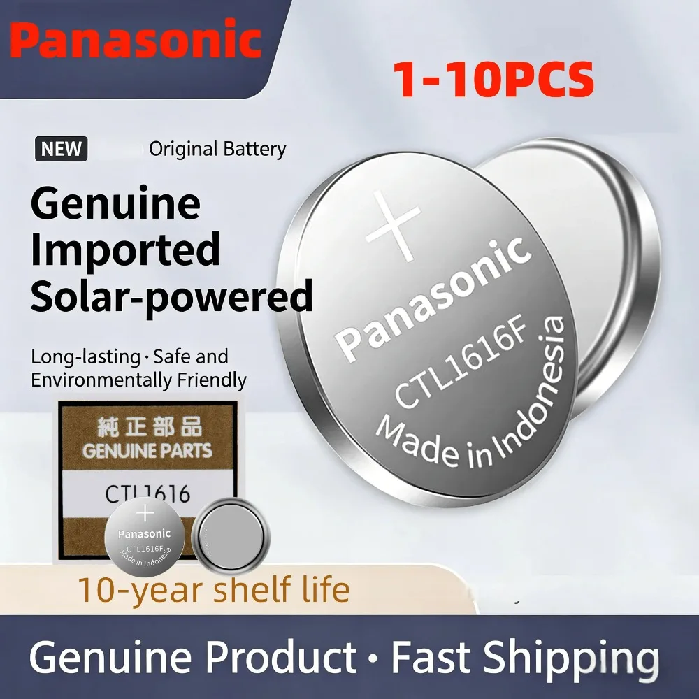 1-10PCS 100% Neue Original CTL1616 Panasonic CTL1616F 1616 Wiederaufladbare Batterie Für Solar Uhr Batterie
