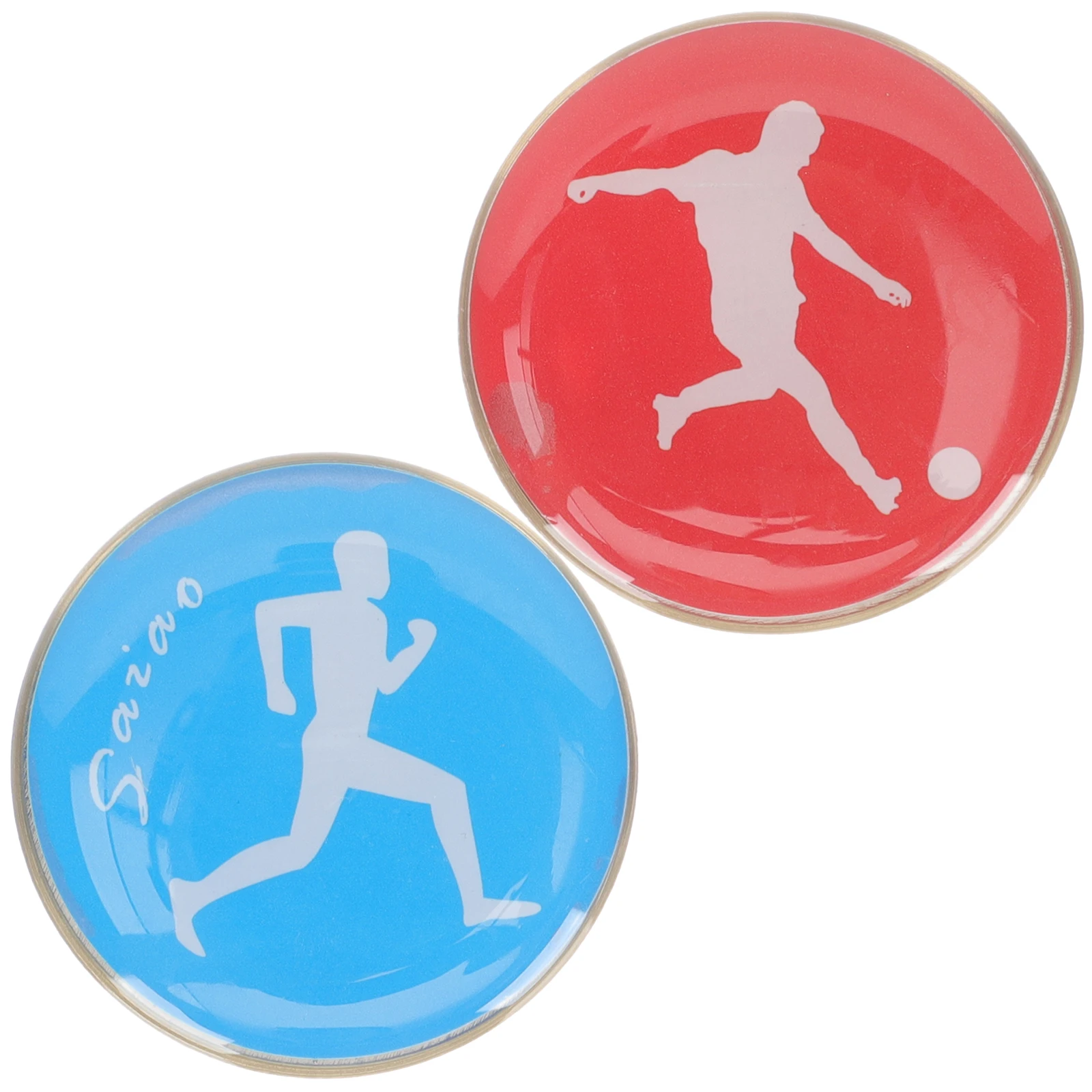 

2pcs Volleyball Referee Toss Coin Metal Edge Picker for Badminton Pingpong Practical Judge Coins Competition Toss Durable Smooth