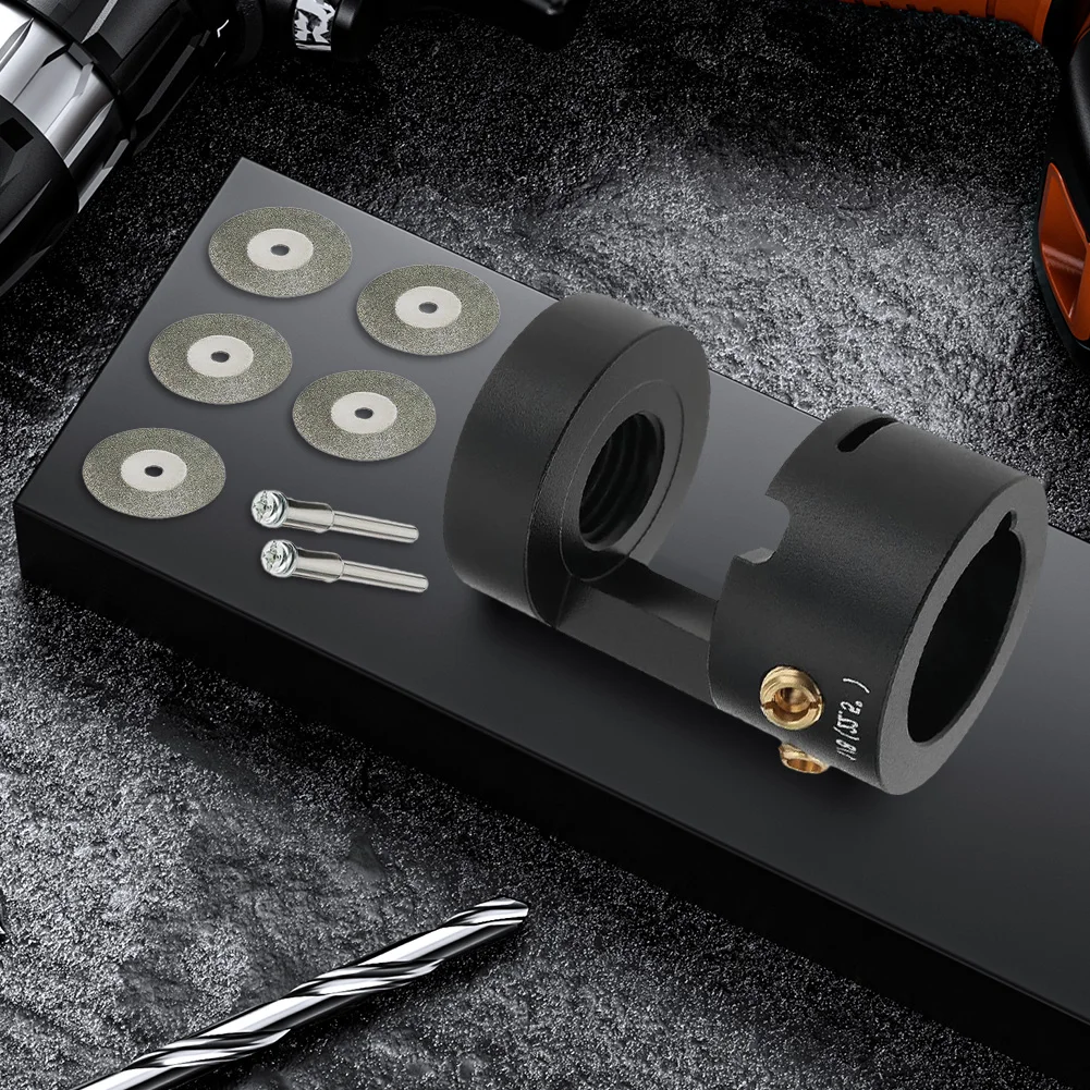 Tungsten Electrode Sharpener Grinder Head Multi Angle & Offsets with Wheels & Connecting Rod for Precision TIG Welding