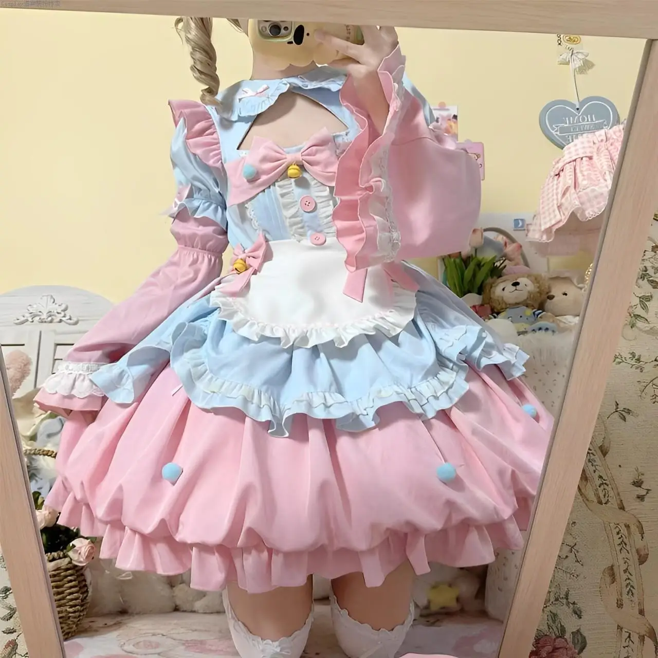 かわいいメイド服コスプレ-dr-loleta-スカート-or-sve-ブルマ衣装ストレートヘアアニメゲーム映画オリジナル-2026
