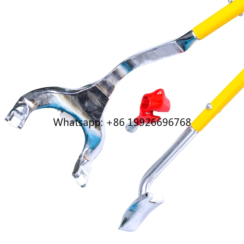 

Yellow Manual Tire Changer Mount Demount Removal Tool 3 Pcs Tubeless Truck Extra Bead Keeper