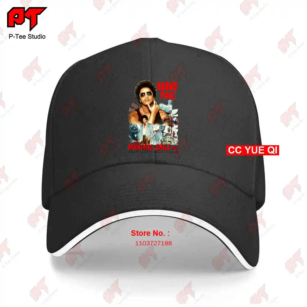 Bruno Mars Moonshine Jungle Tour Music Baseball Caps Truck Cap 4M4P