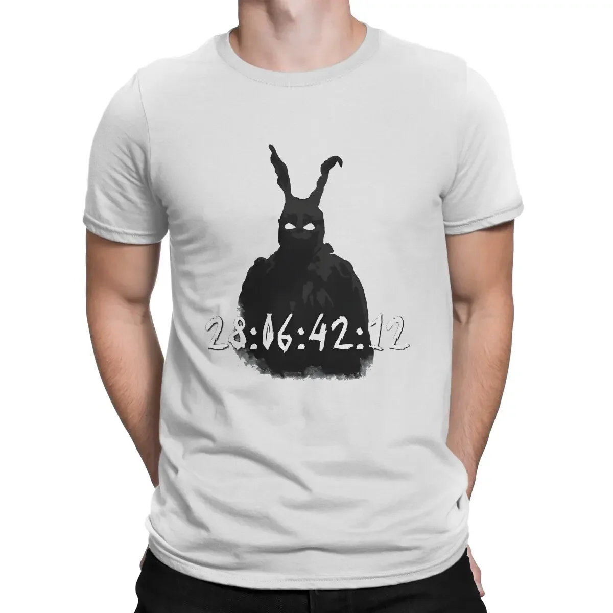 T-Shirt da uomo conto alla rovescia Donnie Darko maglietta Vintage in cotone manica corta Donnie Darko magliette girocollo top