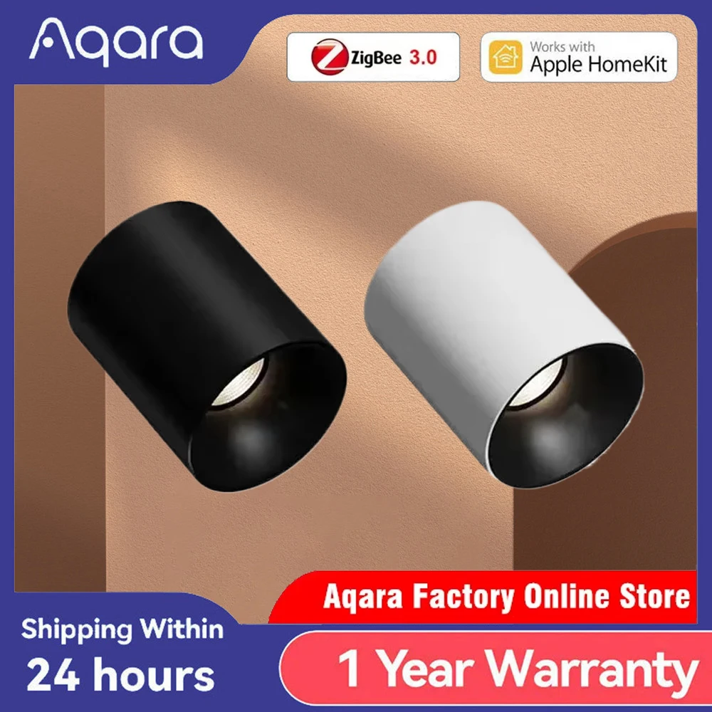 

Умный потолочный светильник Aqara T1 Zigbee с затемнением, круглый светильник, 10 Вт, угол луча 24 ° 36 ° Адаптивное освещение с антибликовым покрытием для приложения Aqara Homekit