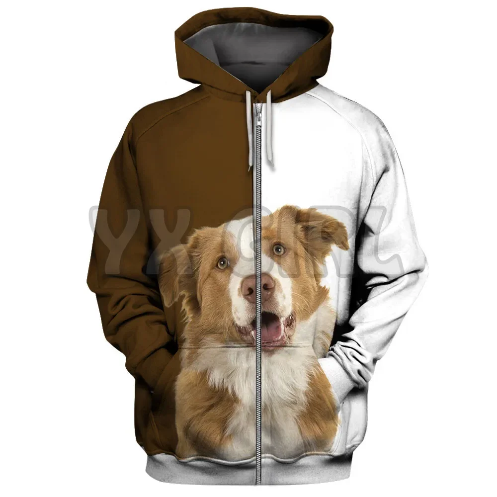 White Terrier West Highland Dogs  3D Printed Hoodies Men For Women Unisex Pullovers Zipper Hoodie Casual Street Tracksuit