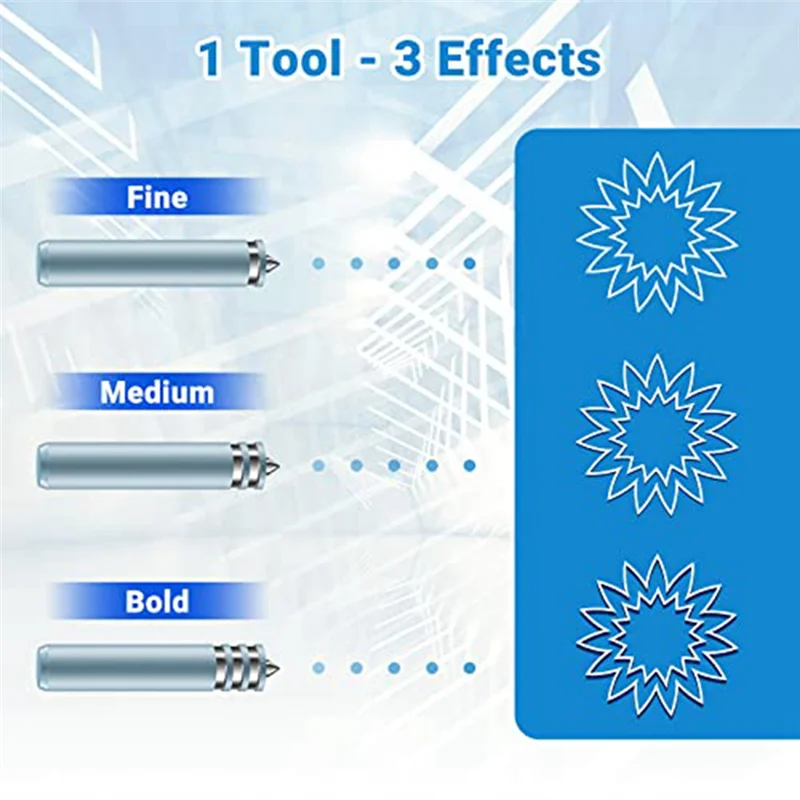 Foil Transfer Tool Replacement for Cricut Joy,Foil Transfer Kit with Foil Transfer Housing+3 Tip, Foil Transfer Tool Kit