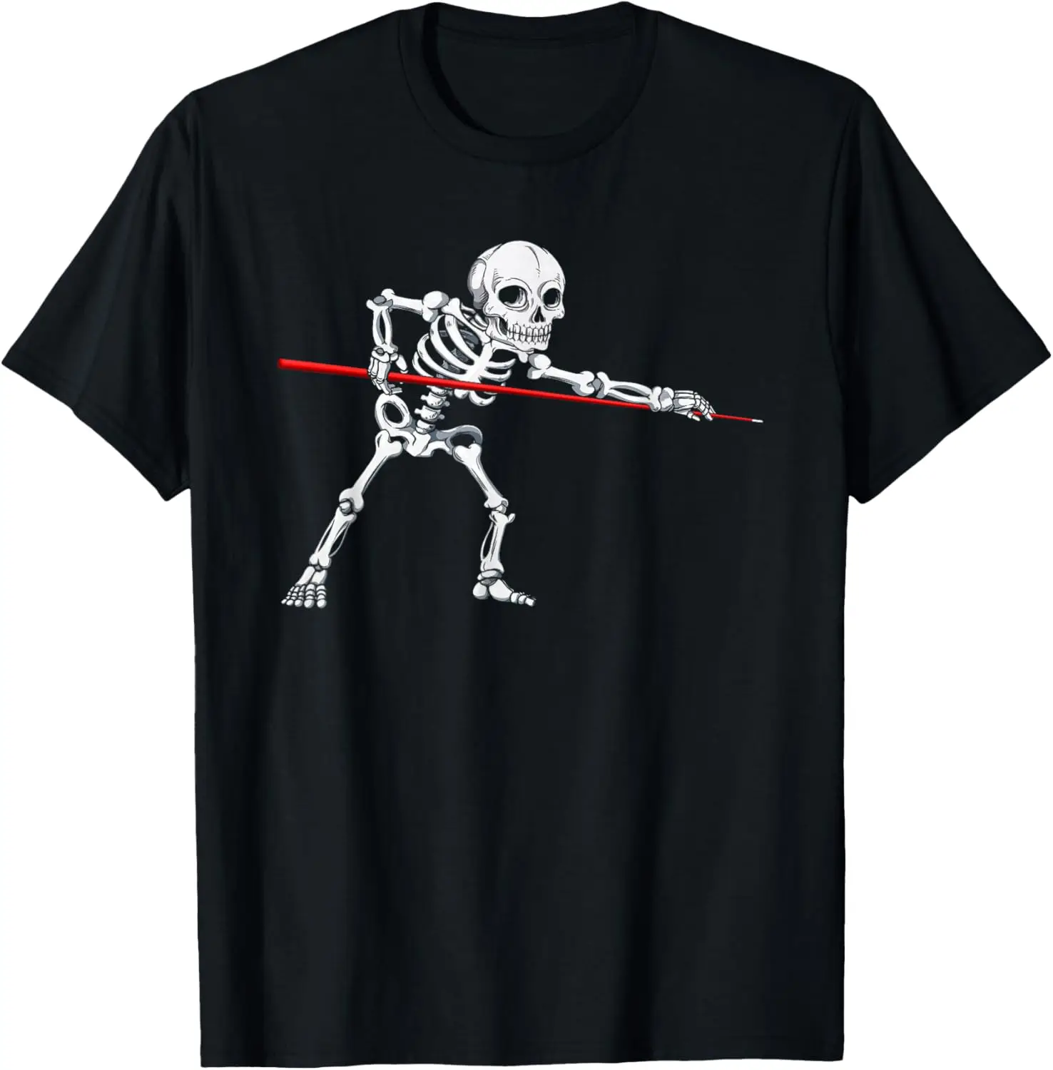 Skeleton Billiards Halloween Billiard Pool Snooker T-Shirt