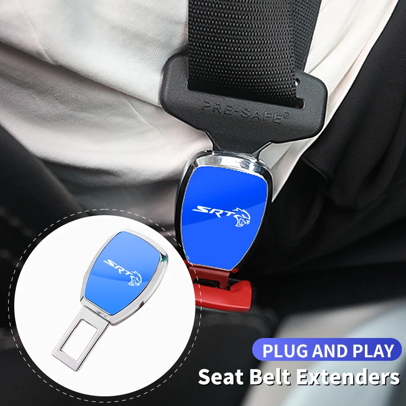 Car Seat Belt Clip Extender Safety Seatbelt Lock Buckle Plug For Dodge SRT Journey Charger Challenger Caliber Nitro Durango