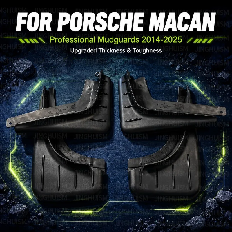 Mudguards Mud Flap Car Accessories Fender For Prochse Macan 2014-2025 Exterior Modification Black Splash Guard For Protection