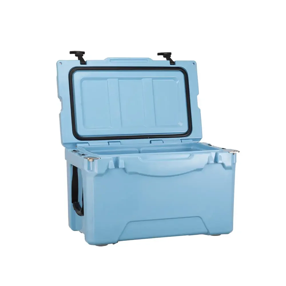 Camping Kitchen Storage Cooler Box Hard Plastic Insulated Coolers Chest Box