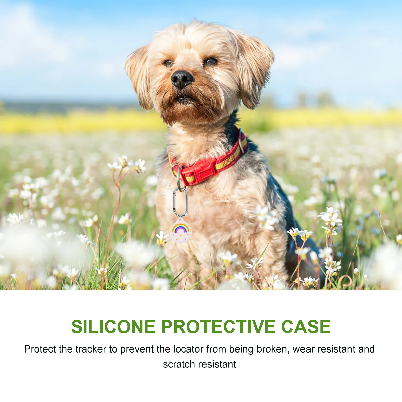 

2pcs Silicone Shockproof Protective Covers For Tracer Anti-Scratch Lightweight Durable Cases Portable Mountaineering