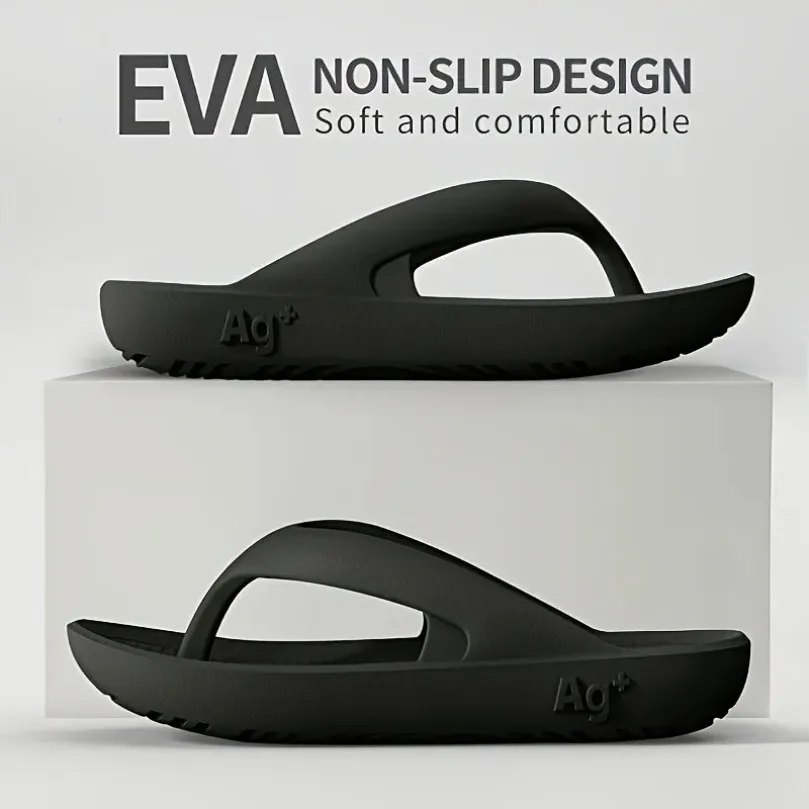 Men Home Flip Flops Cloud Sandals Summer Soft Slipper Beach Slides House Shoe Outdoor Male Clapper Bathroom Leisure Women