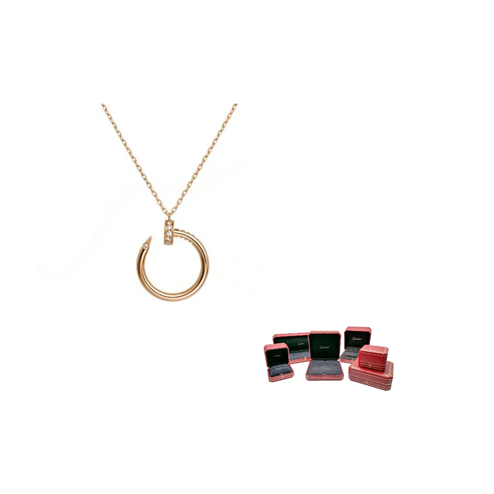CARTIER Necklaces Women's Rose Gold B7224887