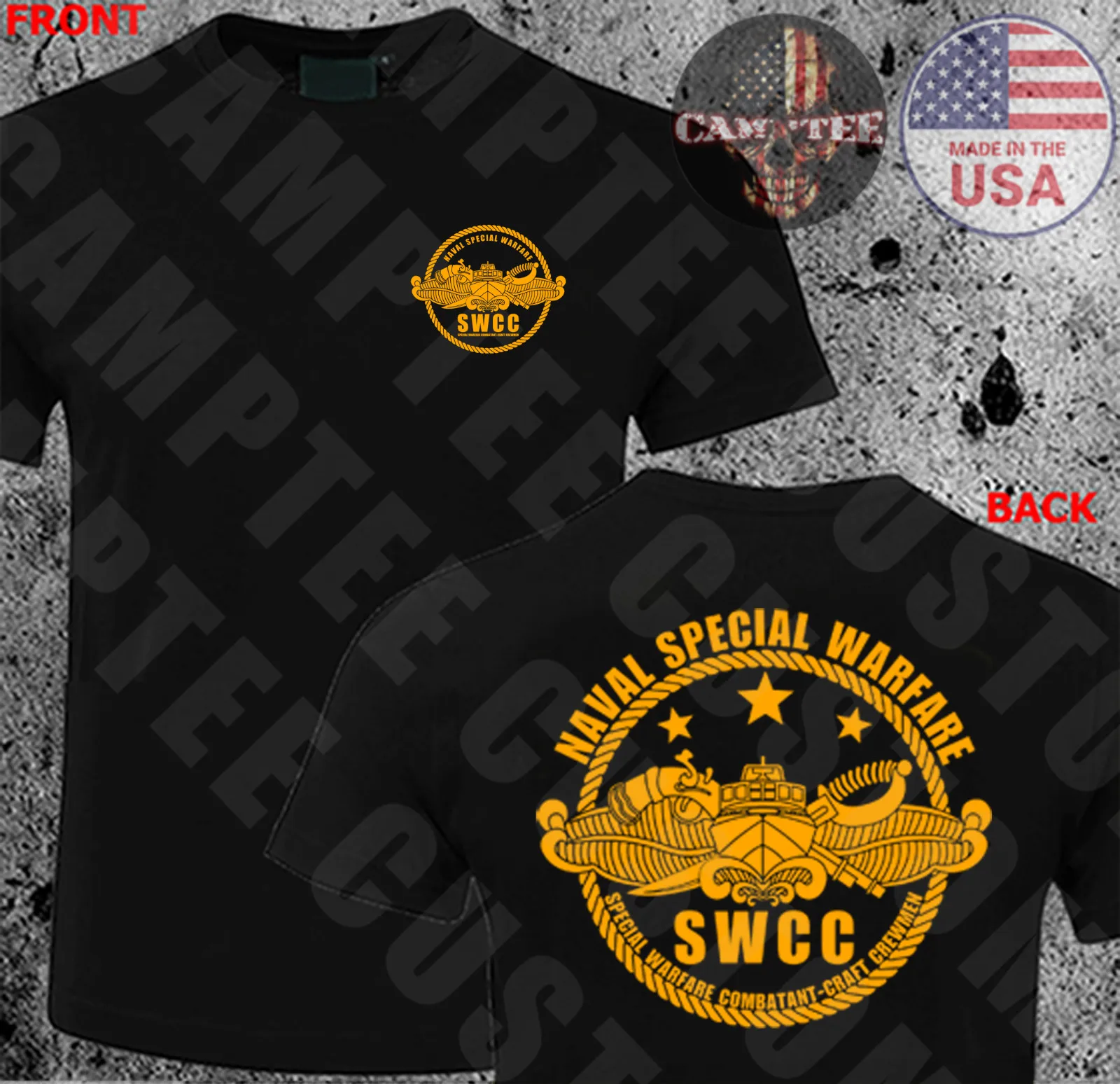 

New SWCC Naval Special Warfare T-Shirt HQ