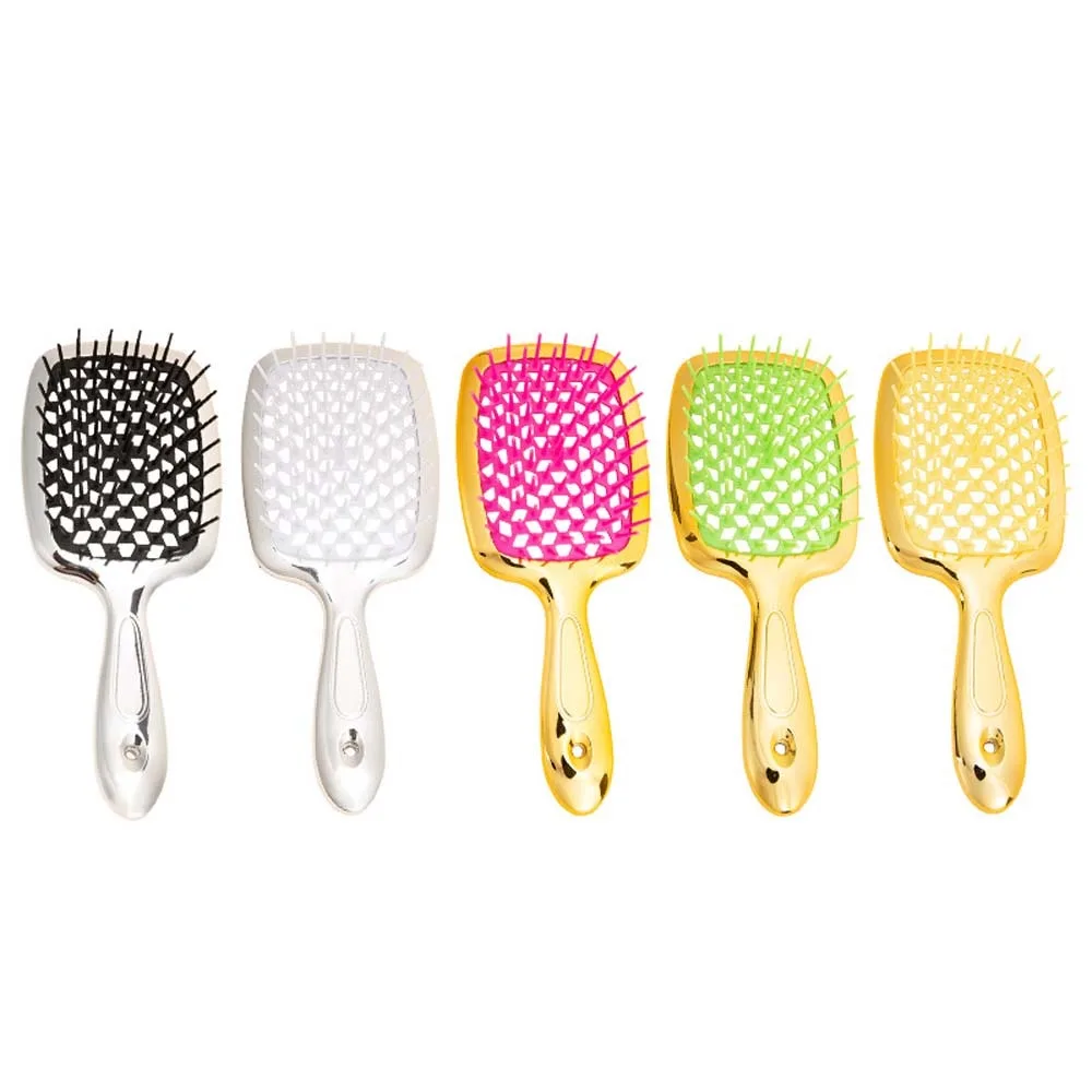 Scalp Massage Wide Teeth Scalp Massage Combs Air Cushion Comb Hollowing Out Comb Wide Teeth Massage Hair Brush