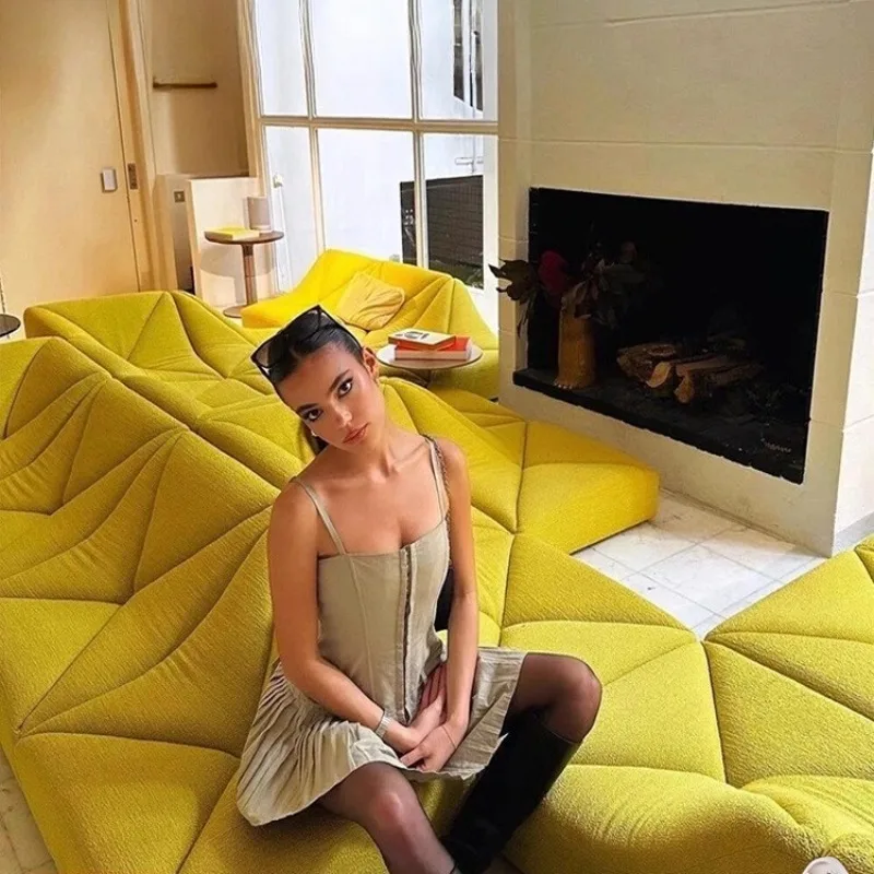 وحدة غرفة المعيشة من القماش الكثبان الرملية، مزيج مجاني من طبقة مسطحة كبيرة #1