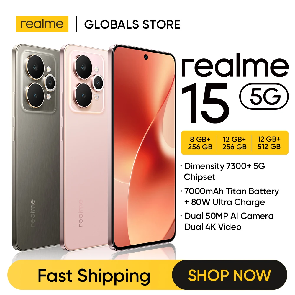 realme 15 5G Smartphone Dimensity
