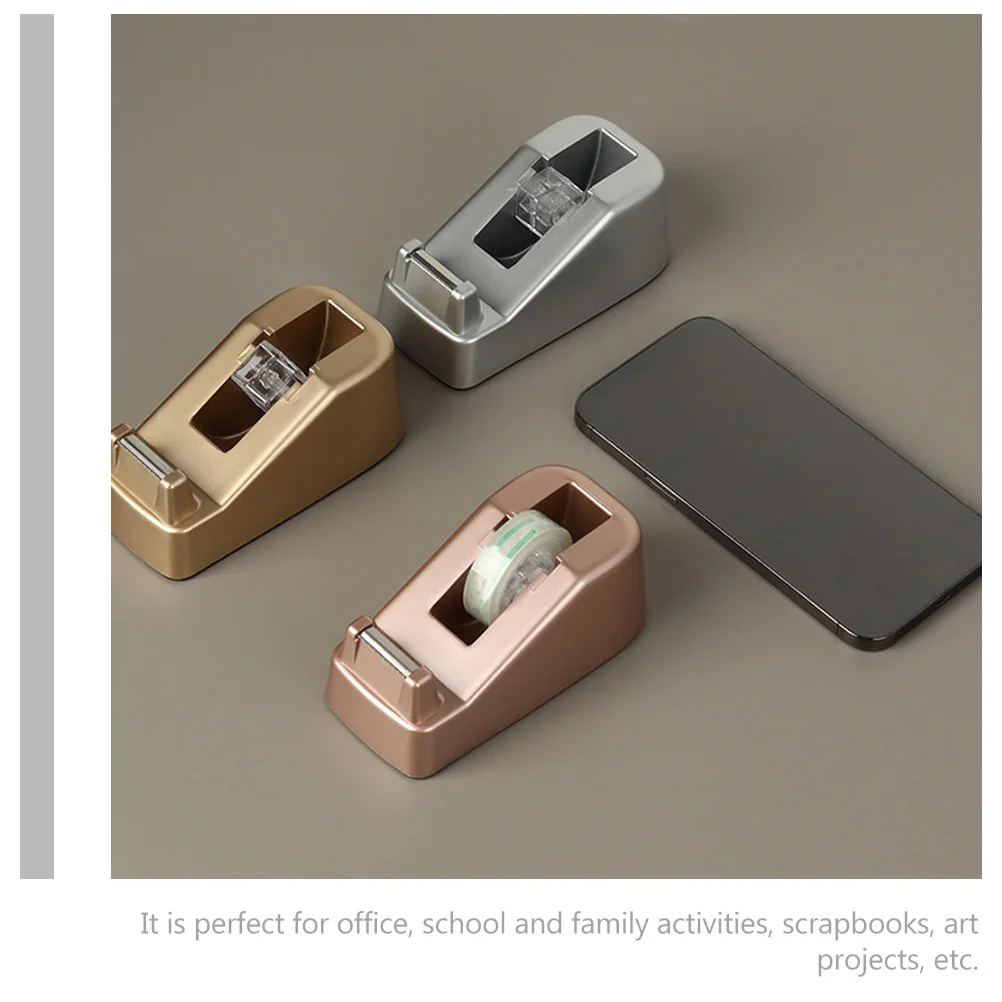 Practical Plastic Tape Dispenser Smooth Edge Sealing Tape Cutter Good Material Sticker Holder Office Supply Barbecue Grill Tool