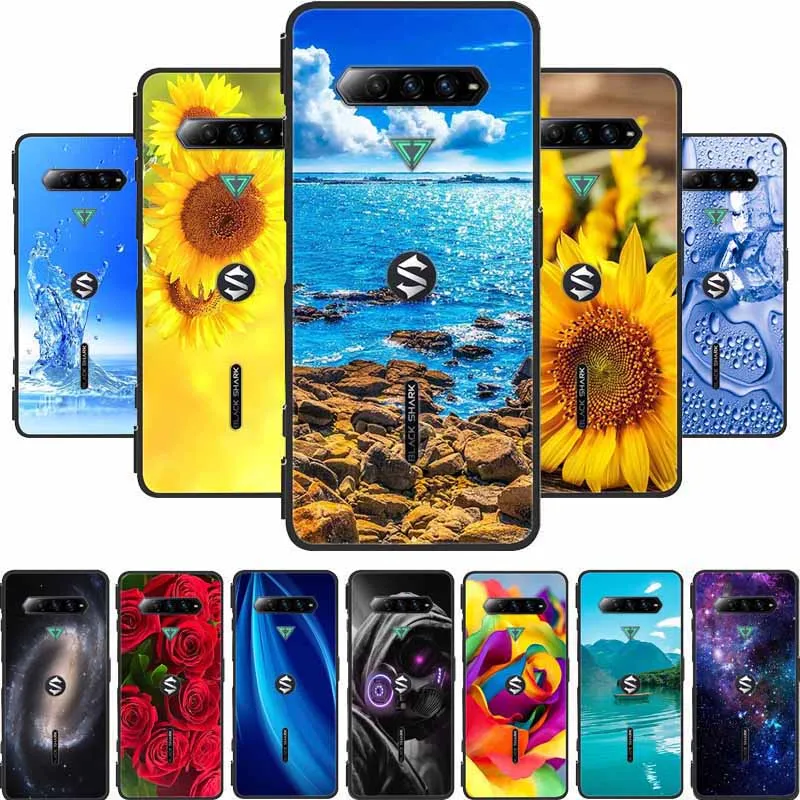 Funda de silicona suave para Xiaomi Black Shark 4 S Pro, funda trasera de parachoques negra para Xiaomi Black Shark 4S Pro, funda de teléfono