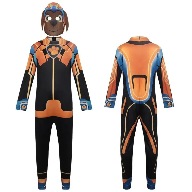 Monos infantiles para niños, disfraz de perro patrulla, disfraces de Halloween, mascota, perro Chase, fiesta de Carnaval, ropa de juego de rol para chico