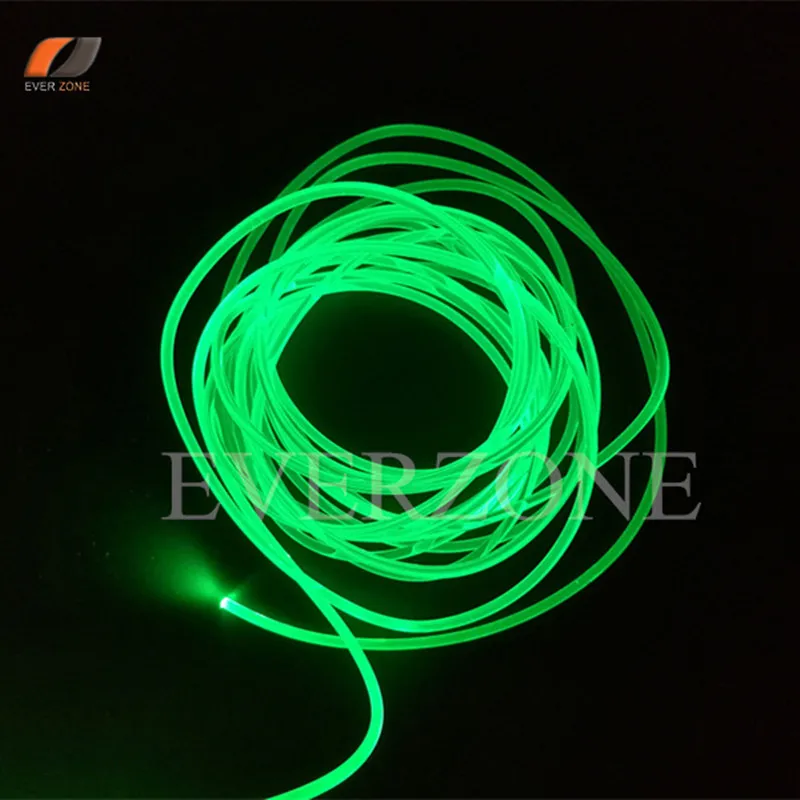 3mm Solid Core Side Glow Optic Fiber Light Cable for Indoor Novelty Lighting Decoration