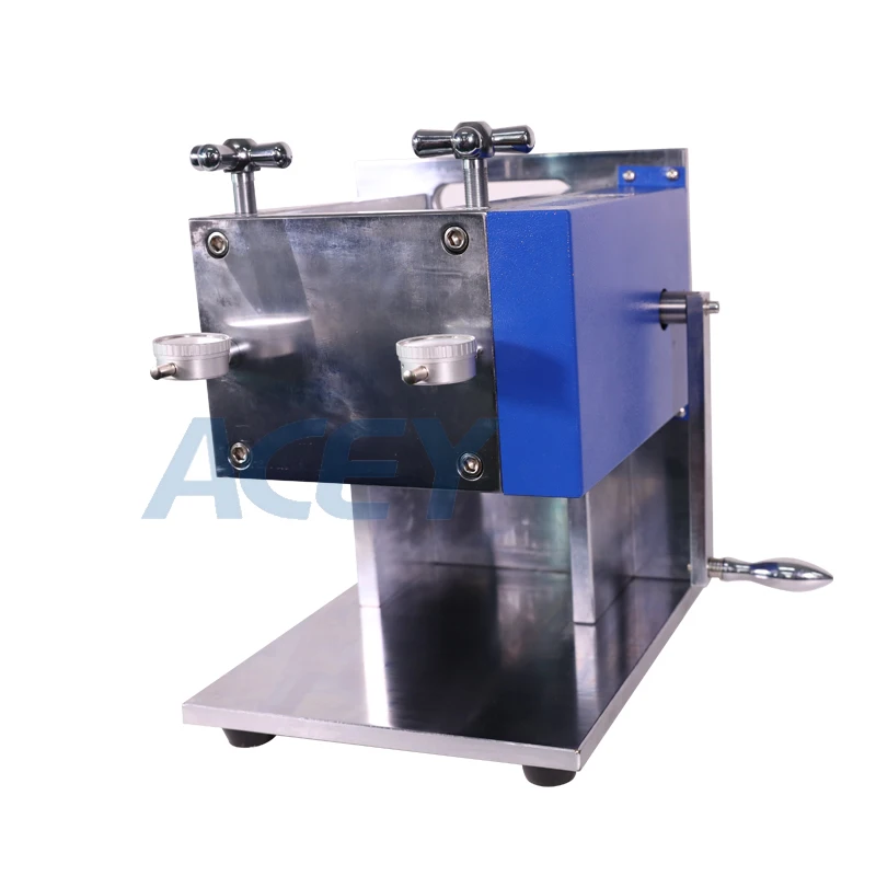 

Horizontal Lithium Battery Electrode Sheet Hydraulic Calendering Machine Manual Roller Press Machine