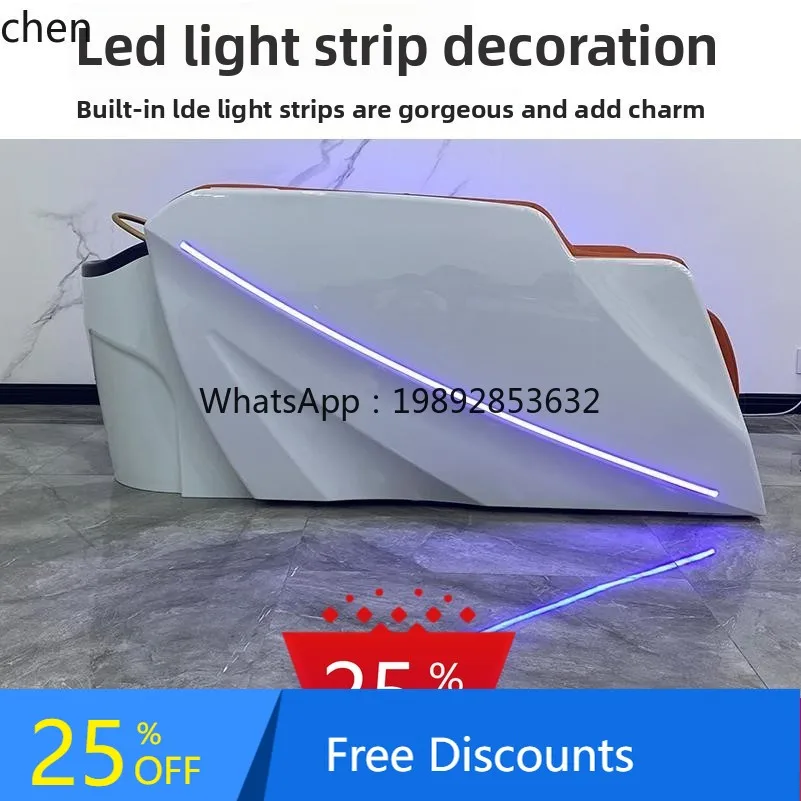 

AA Automatic intelligent electric massage shampoo bed hairdressing constant temperature flushing head treatment fumigation